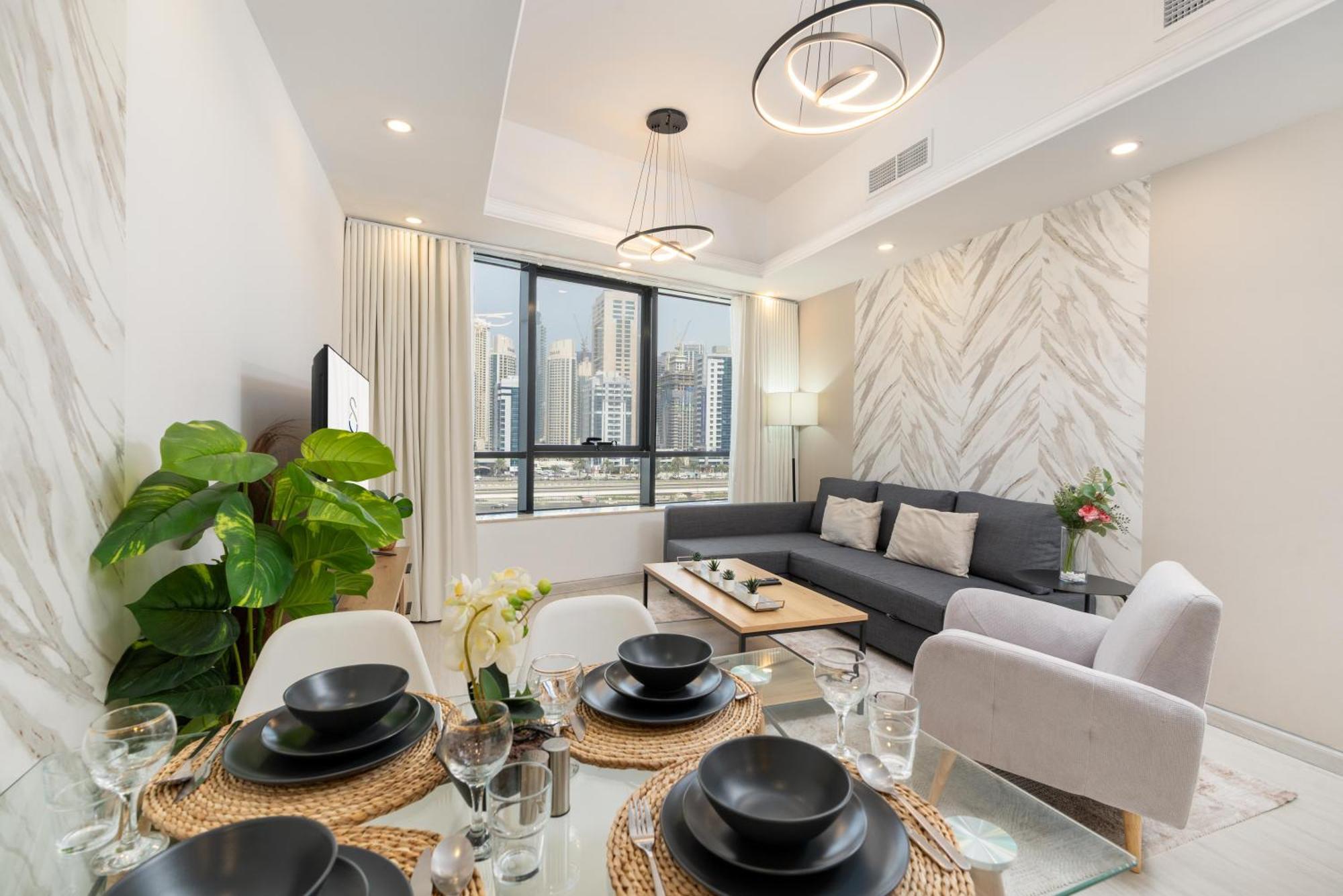 Modern 1Br Apartment In Jlt Next To Metro With City Views Ντουμπάι Εξωτερικό φωτογραφία